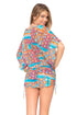 Luli Fama Wild & Free Cabana V-Neck Dress